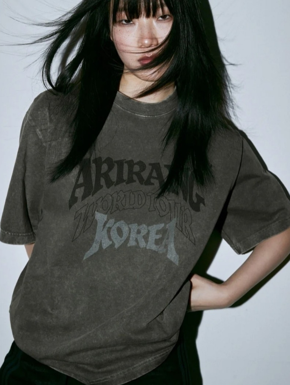 NWT BTS Korea Exclusive Green T-Shirt Large Arirang Official Tour Merch Sold Out